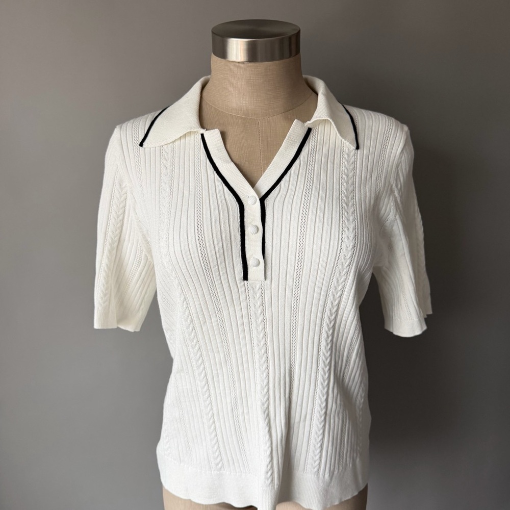 Adrianna Papell Knit Women’s Old Money Style Sweater Top